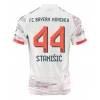 Camisa de Futebol Bayern Munich Josip Stanisic #44 Equipamento Secundário 2025-26 Manga Curta